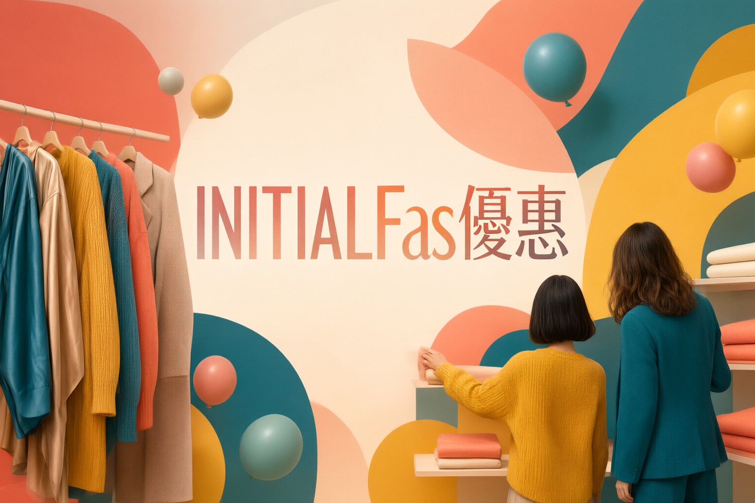 INITIAL Fashion HK 限時優惠解析:港澳台旅客選購日系韓風服飾的實用指南與品牌背景 模特兒身穿 INITIAL Fashion HK 設計的現代簡約風格服飾,展現都市休閒氛圍