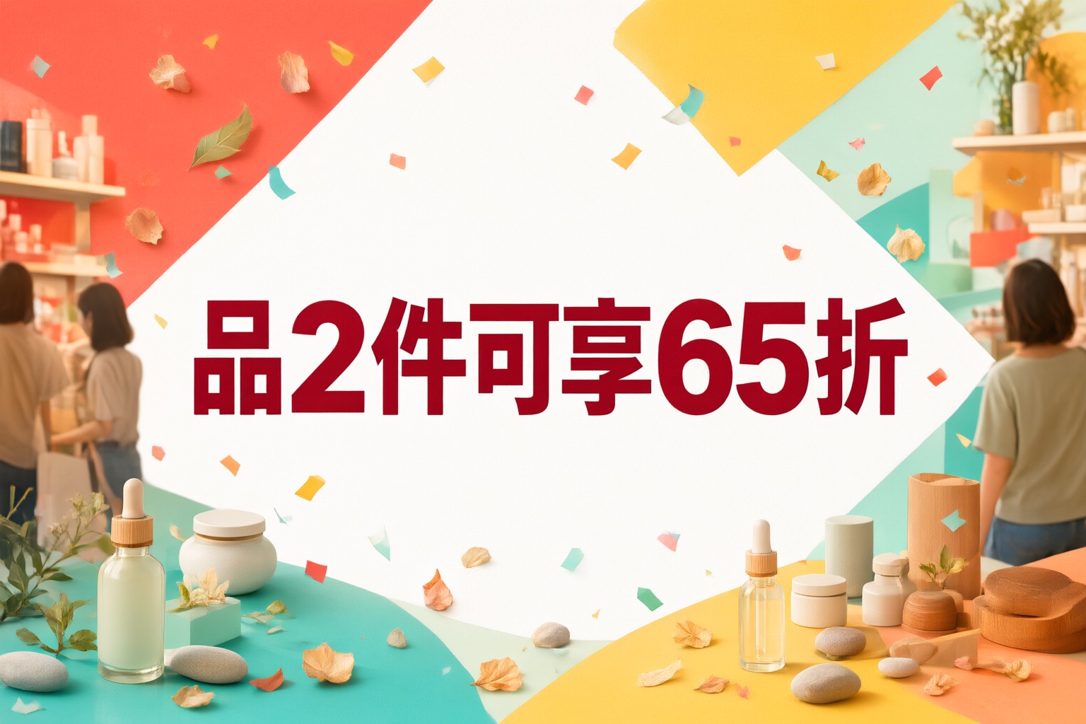 Yves Rocher HK 植物護膚精選:從日常保養到旅行必備的綠色美學指南 展示 Yves Rocher 天然植物系列護膚品在浴室檯面上的精緻擺設