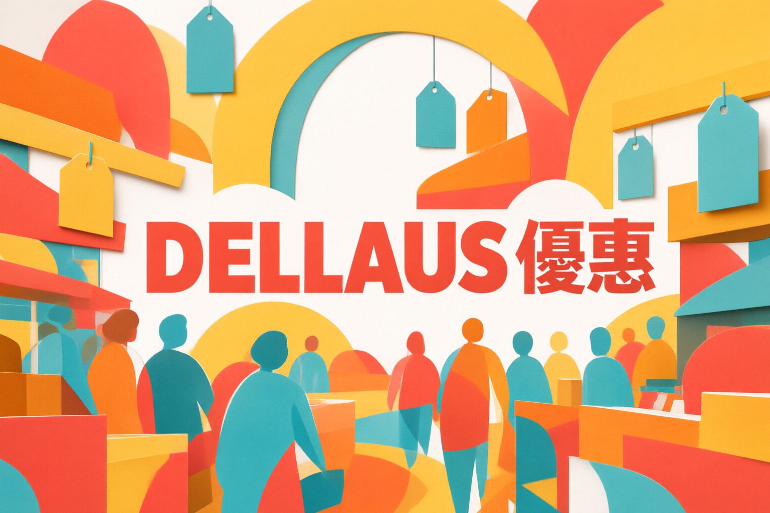 DELLA US 日本韓國東南亞旅遊購物攻略與優惠碼使用指南 展示 DELLA US 品牌標誌與亞洲旅遊地圖的視覺設計