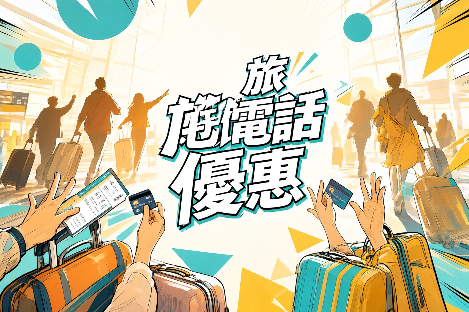 B4Travel旅遊電話卡:日本韓國東南亞漫遊上網攻略與實測心得 旅客手持智能手機展示B4Travel旅遊電話卡包裝,背景為模糊的日本東京街景