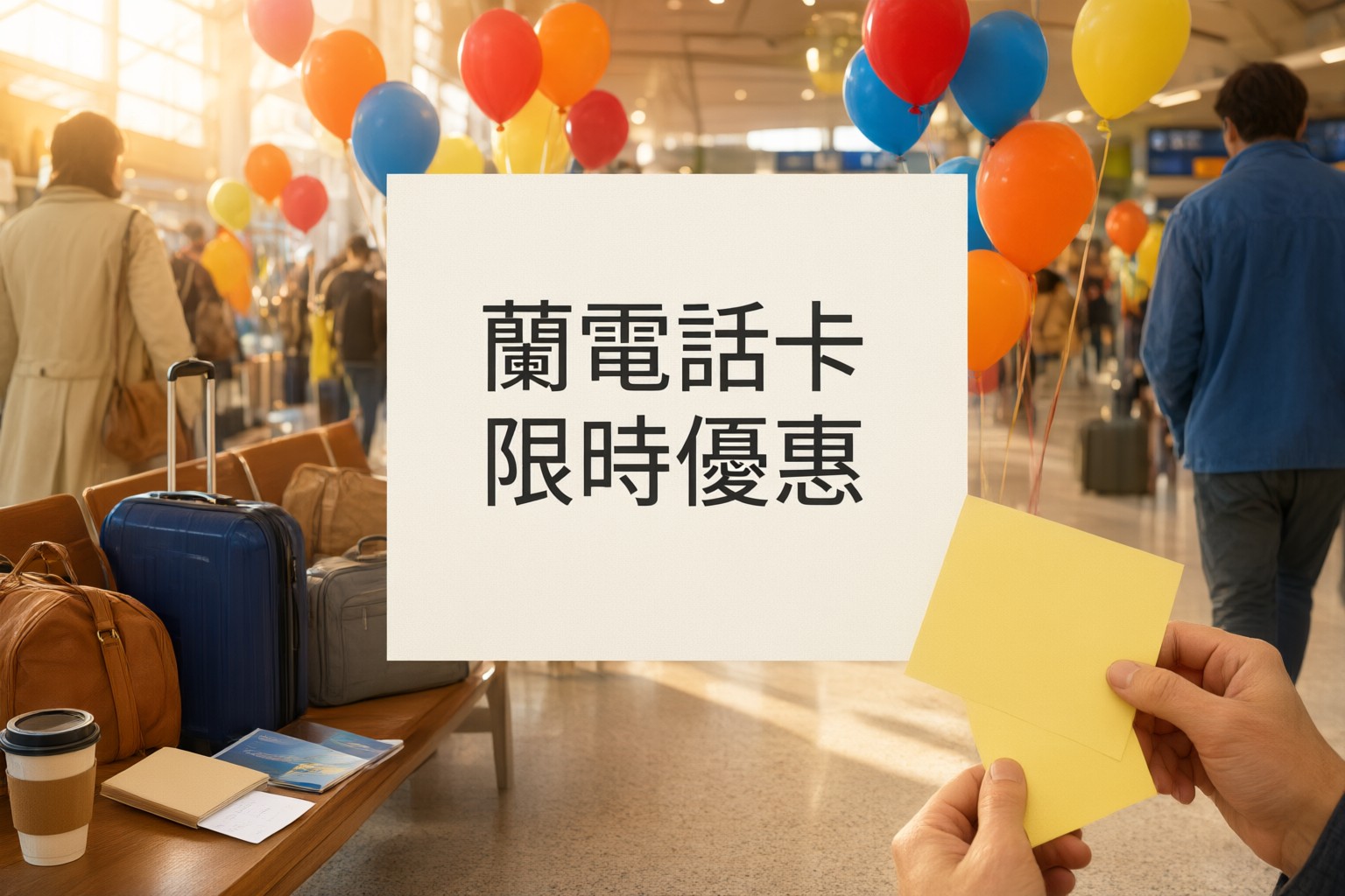 B4Travel 旅遊電話卡使用全攻略:覆蓋日韓台東南亞,輕鬆掌握出行通訊 旅客在機場使用手機掃描 B4Travel 二維碼激活網絡