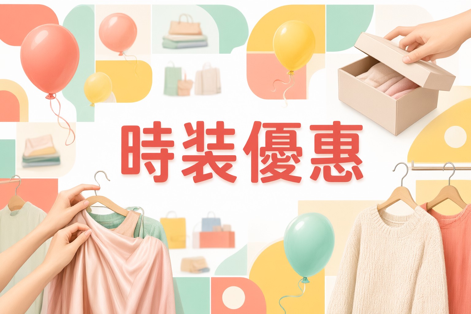 ITeSHOP 時裝限時優惠攻略:日韓台東南亞穿搭精選與選購指南 展示 ITeSHOP 時裝精選單品與旅行穿搭的視覺圖