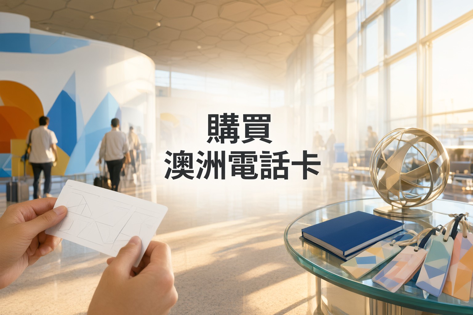 B4Travel旅遊電話卡指南:港澳旅客必備的漫遊上網解決方案 旅客手持B4Travel旅遊電話卡準備出國旅行