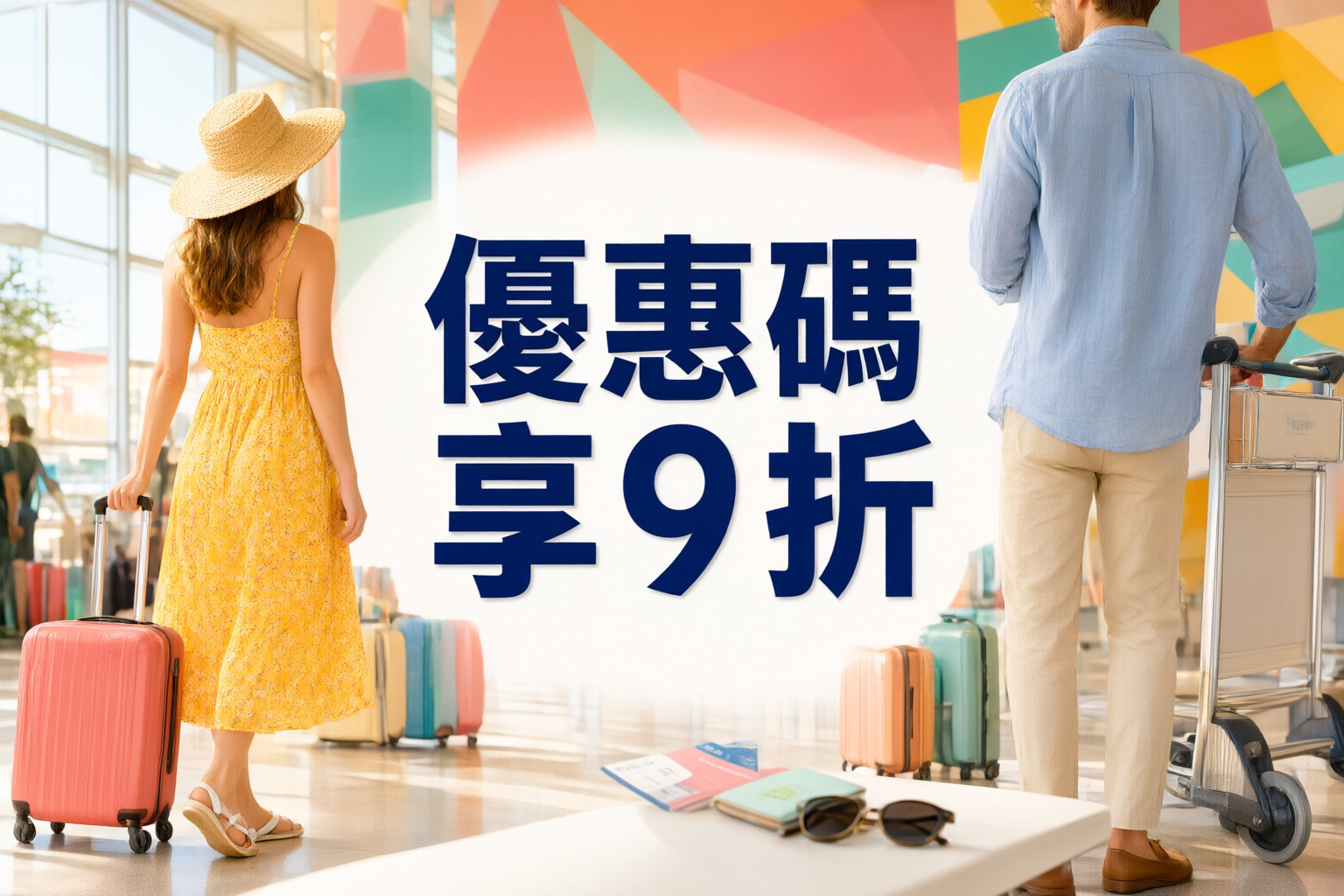 B4Travel 旅遊電話卡:港澳旅客赴日韓台東南亞必備上網指南 旅客手持 B4Travel 旅遊電話卡在機場查看地圖的場景